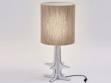 KAALA - Ceramic and hemp table lamp by Paolo Castelli - view 2